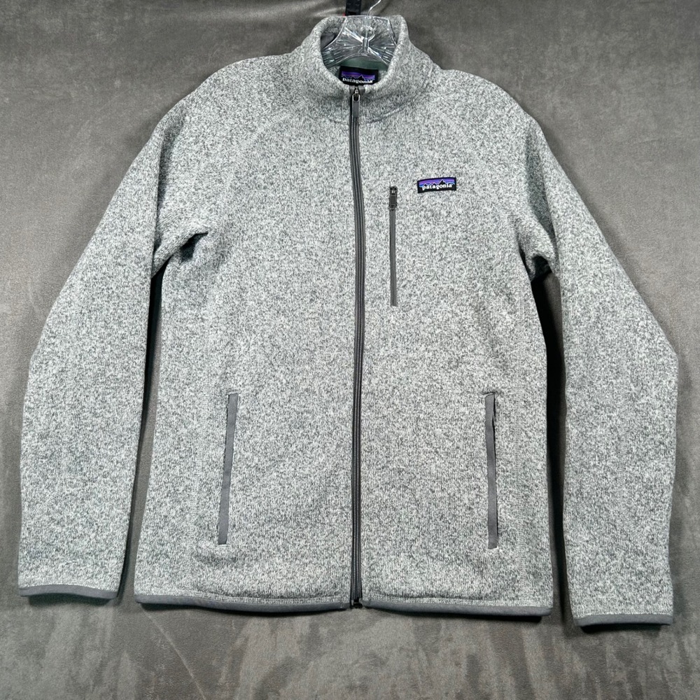 Patagonia Better Sweater Full Zip Jacket Gray Mens Small 25527 FA17